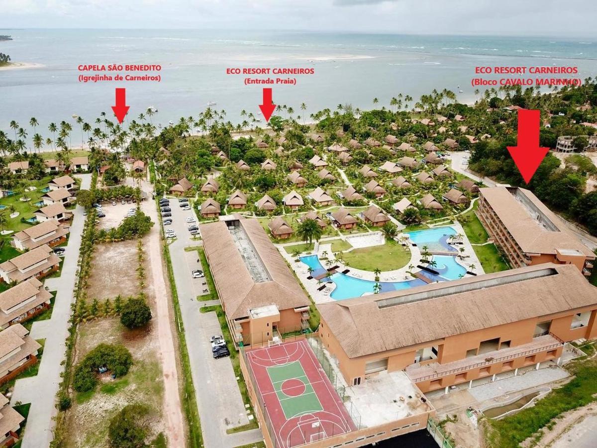 Praia Dos Carneiros Flat 120-Cm Eco Resort - Ao Lado Da Igrejinha Tamandaré Zewnętrze zdjęcie